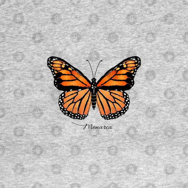 The monarch butterfly by Slownessi